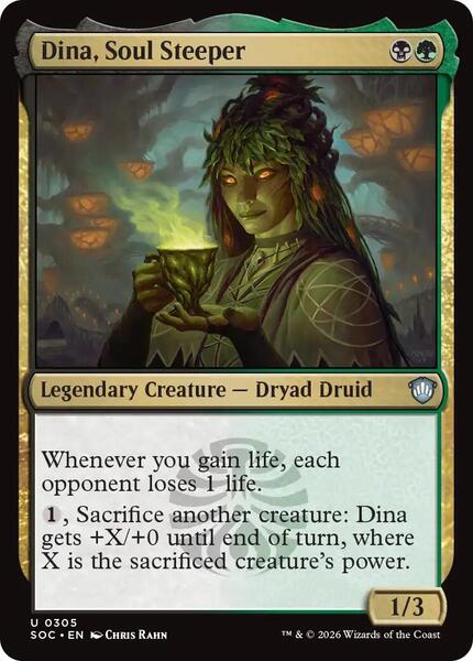 life gain deck mtg commander Dina, Soul Steeper CREATURE SACRIFICE LIFEGAIN Magic Mtg Custom Commander  Deck