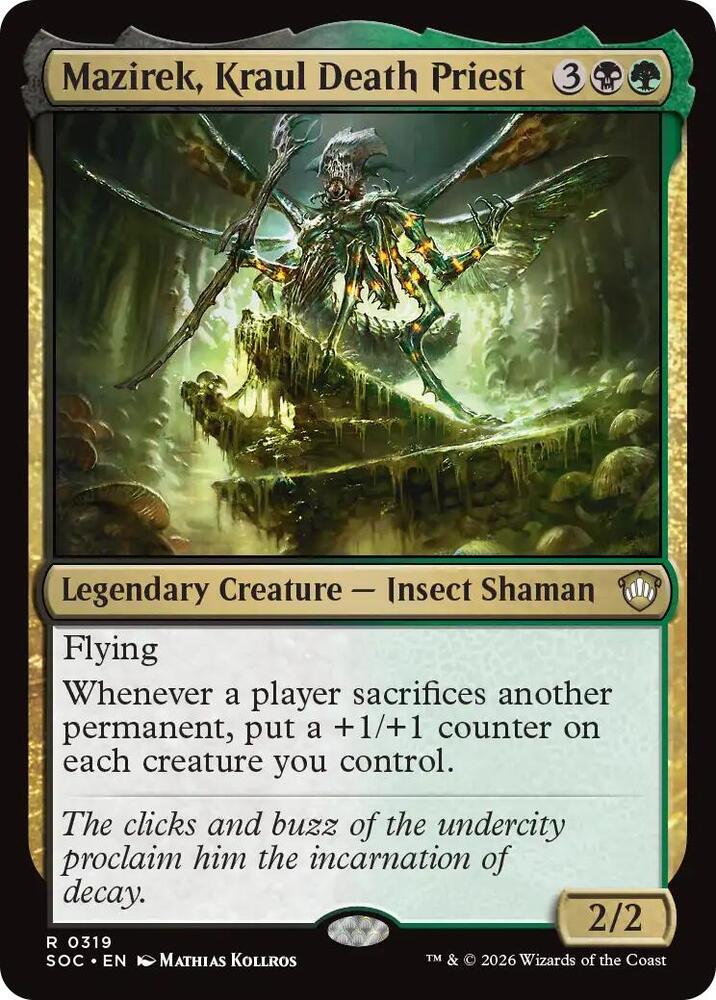 Mazirek, Kraul Death Priest - Commander: Secrets of Strixhaven