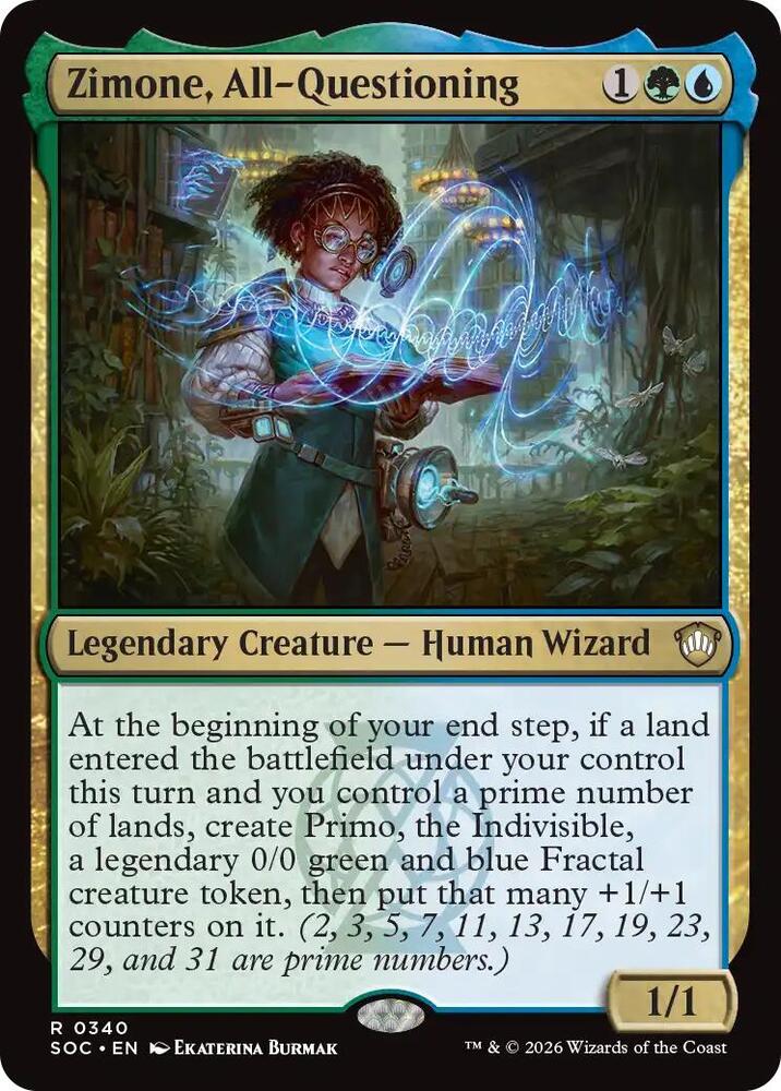 Zimone, All-Questioning - Commander: Secrets of Strixhaven - Magic