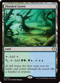 Flooded Grove (Commander: Secrets of Strixhaven)