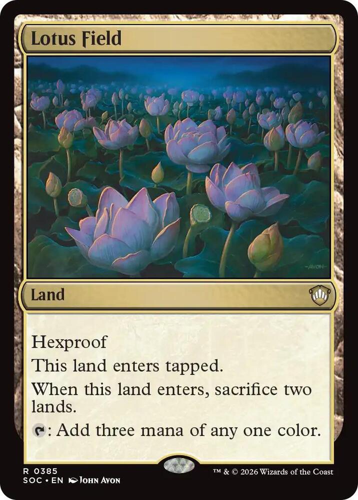 Lotus Field - Commander: Secrets of Strixhaven - Magic: The
