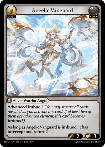 Angelic Vanguard card