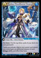 acgカード　　legend of  UR⭐︎289 Ardus, Floodborne Deacon - Radiant Origins - Grand Archive TCG