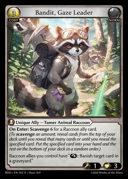 その他 Bandit, Gaze Leader CSR grand archive Bandit, Gaze Leader - Radiant Origins - Grand Archive TCG