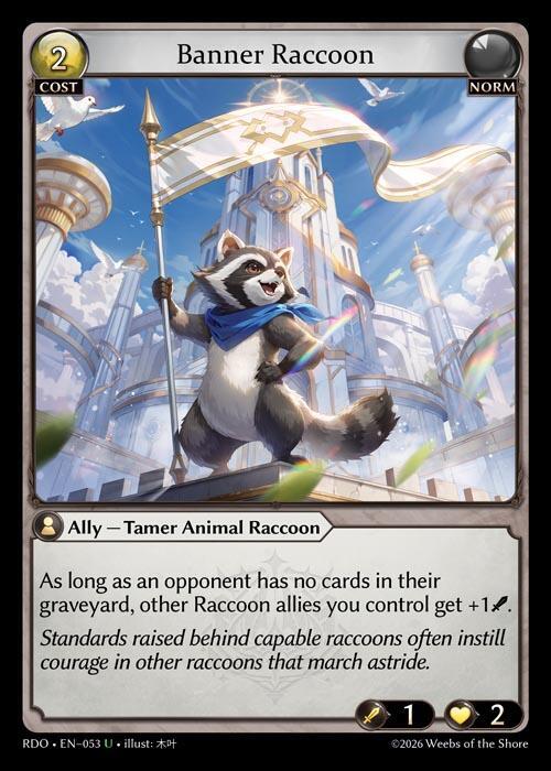 racoon card sleeves Raccoon Birthday Card – The Mincing Mockingbird & The Frantic Meerkat main image 0