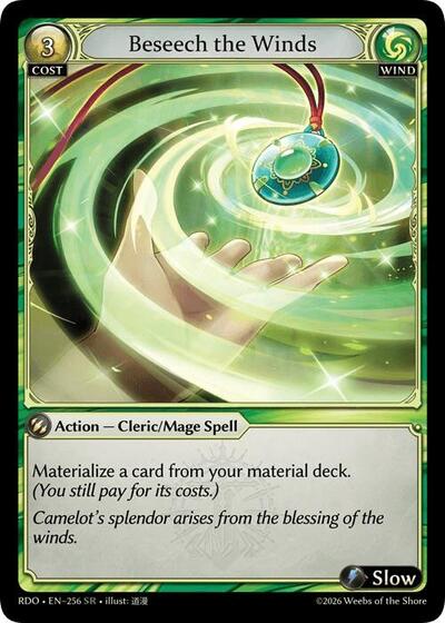 Beseech the Winds card