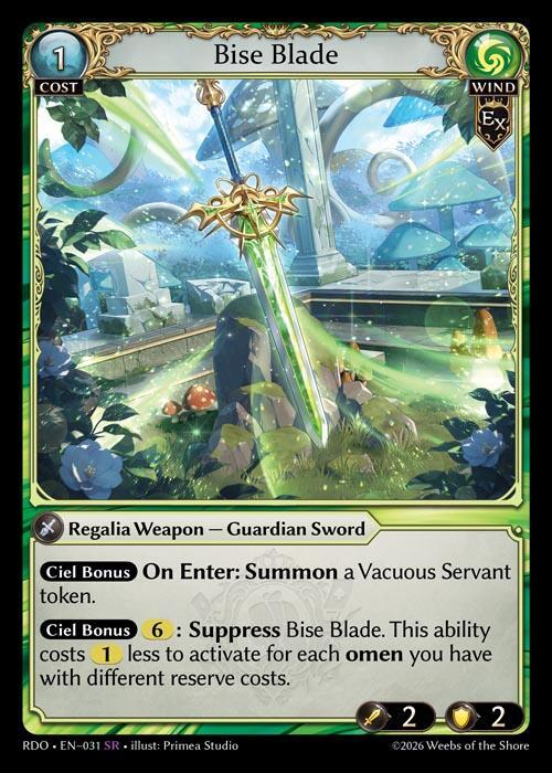 Mercenary’s Blade SR Grand Archive Bise Blade - Radiant Origins - Grand Archive TCG - TCGplayer.com