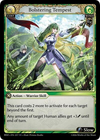 Bolstering Tempest card