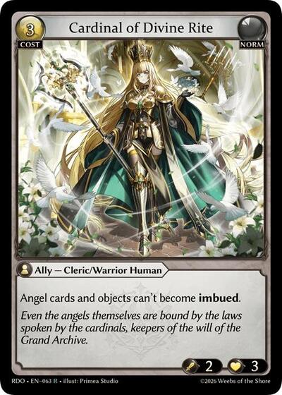 Cardinal of Divine Rite card