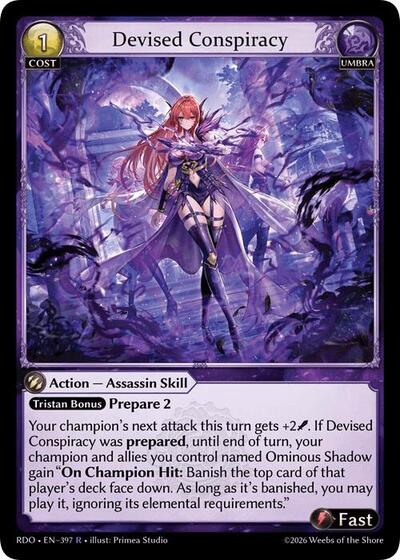 Devised Conspiracy card