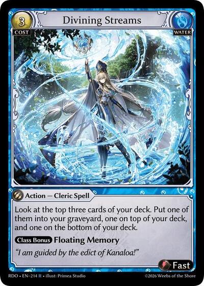 Divining Streams card