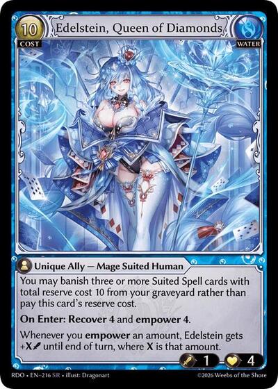 Edelstein, Queen of Diamonds card
