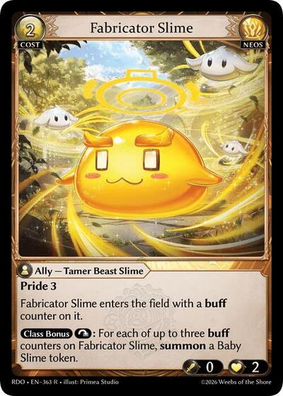 Fabricator Slime card