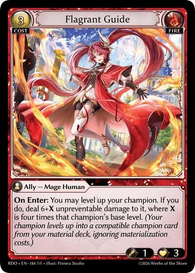 Flagrant Guide card