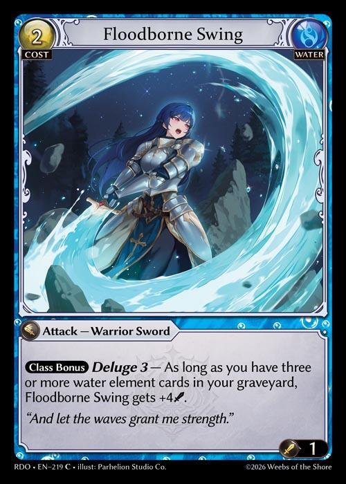 Floodborne Swing - Radiant Origins - Grand Archive TCG - TCGplayer.com