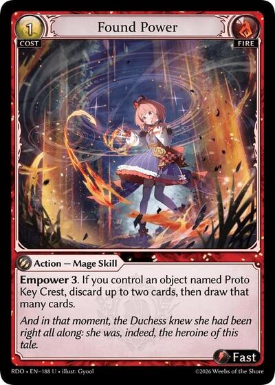 Found Power card