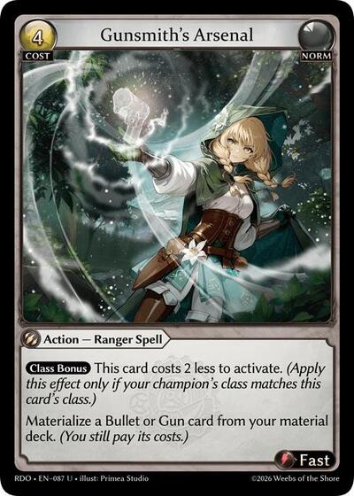Gunsmith's Arsenal card