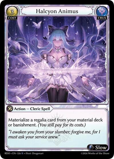 Halcyon Animus card