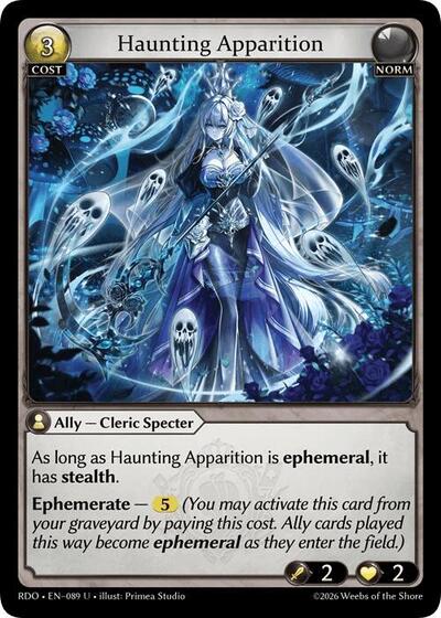 Haunting Apparition card