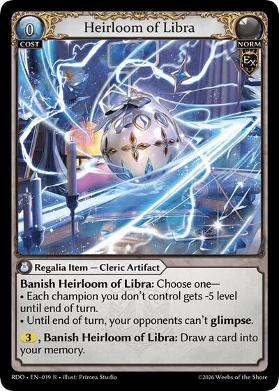 Heirloom of Libra card
