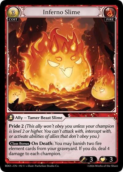 Inferno Slime card