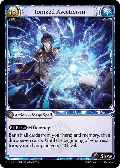 Ionized Asceticism card
