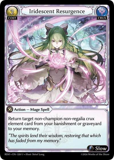 Iridescent Resurgence card