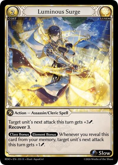 Luminous Surge card