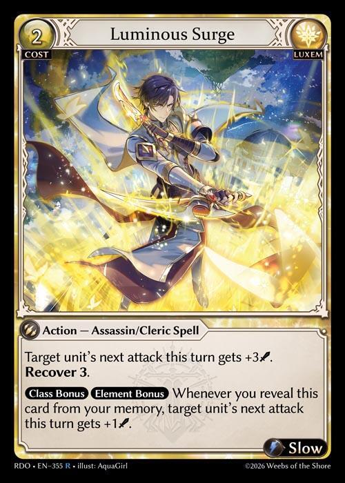 Luminous Surge - Radiant Origins - Grand Archive TCG - TCGplayer.com