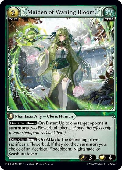 Maiden of Waning Bloom card