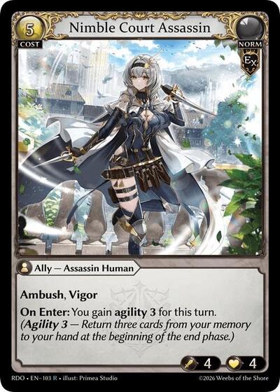 Nimble Court Assassin card