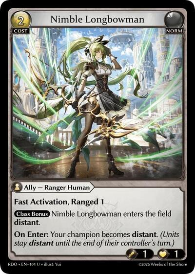 Nimble Longbowman card