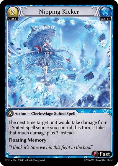 Nipping Kicker card