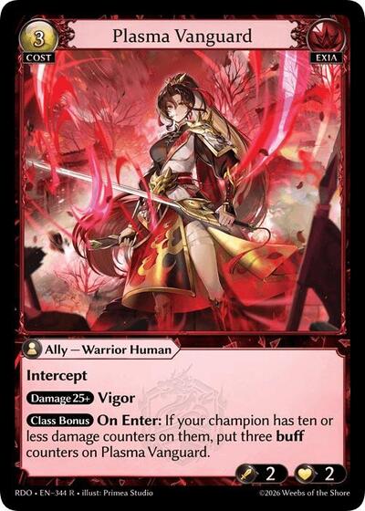 Plasma Vanguard card
