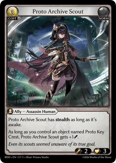Proto Archive Scout card