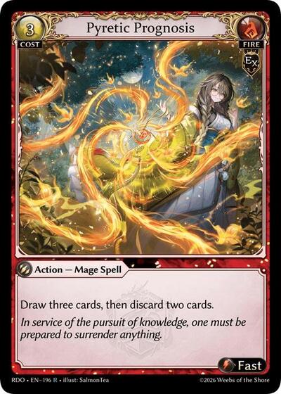 Pyretic Prognosis card