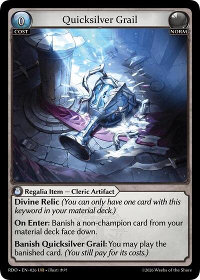 Quicksilver Grail card