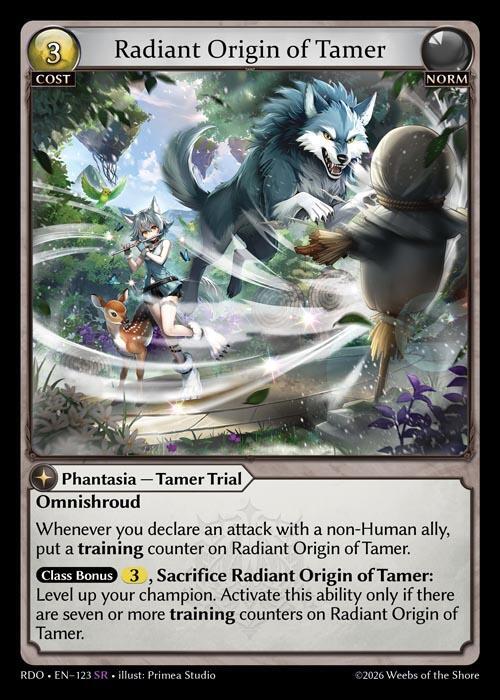 Radiant Origin of Tamer - Radiant Origins - Grand Archive TCG