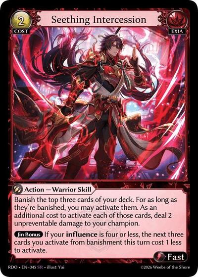 Seething Intercession card