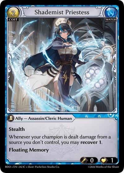 Shademist Priestess card
