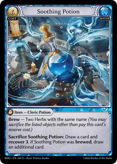 Soothing Potion card