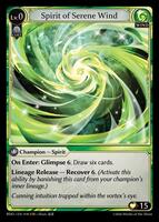 Spirit of Serene Wind - Radiant Origins - Grand Archive TCG