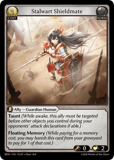 Stalwart Shieldmate card