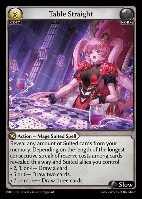 Table Straight - Radiant Origins - Grand Archive TCG - TCGplayer.com