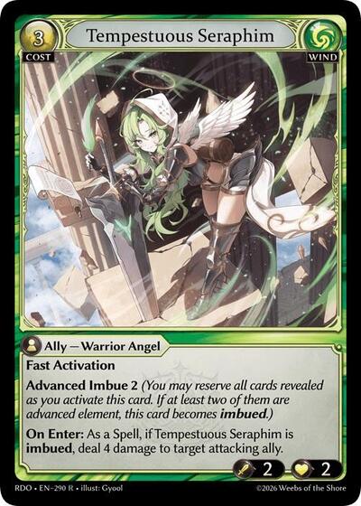 Tempestuous Seraphim card
