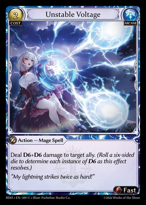 Unstable Voltage - Radiant Origins - Grand Archive TCG - TCGplayer.com
