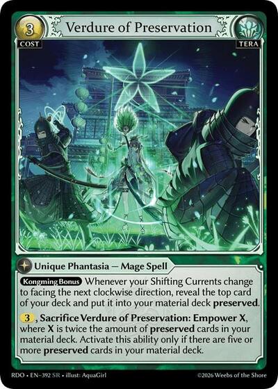 Verdure of Preservation card