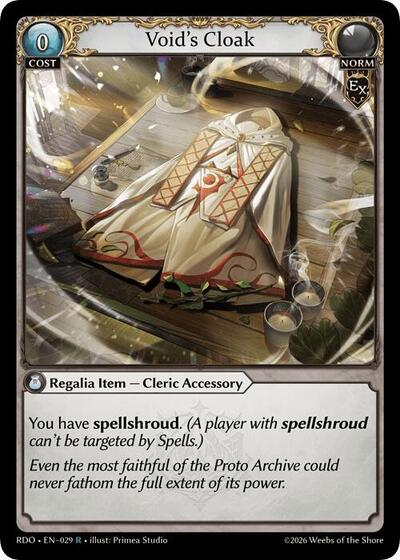 Void's Cloak card