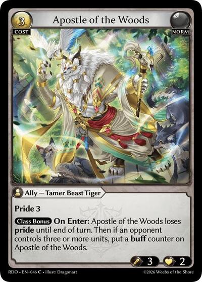 Apostle of the Woods (Curio Foil) card