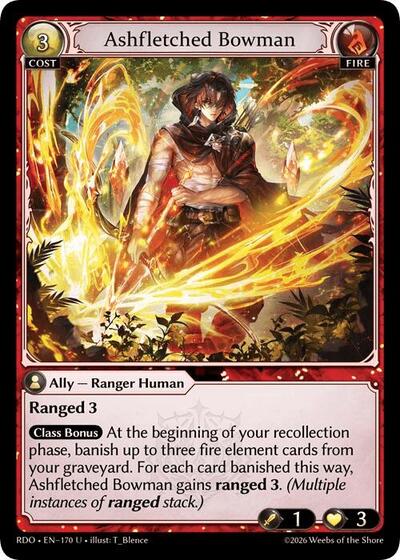 Ashfletched Bowman (Curio Foil) card